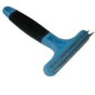 מברשת מגרפה מקצועית לכלב מקופדת 2 שורות.