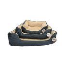 מיטה מרובעת גוון כחול דבש L