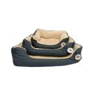 מיטה מרובעת גוון כחול דבש S