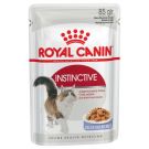 Royal Canin רויאל קנין 85 גרם מזון מזון רטוב (פאוץ') לחתולים בוגרים לשמירה על משקל אידיאלי (אינסטינקטיב  בג'לי)