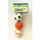 שלישיית כדורי משחק לכלב