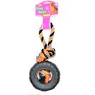 a'fen אפן צמיג משחק לכלב+חבל (קטן)