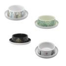 MODERNA מודרנה 350 מ"ל צלחת מזון ושתייה מעוצבת (טרנדי דינר)