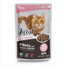 La Cat לה קט 85 גרם מזון מזון רטוב (פאוץ) לחתול בטעם סלמון (סטרלייז)