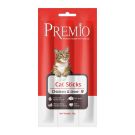 Premio Sticks פרמיו סטיקס חטיף בשר רך לחתולים בטעם עוף וכבד  15 גרם