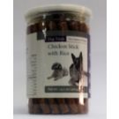 iDog איידוג 250 גרם חטיף בשר רך לכלבים מקלות בטעם עוף