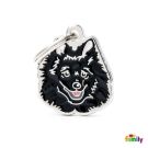 תג שם ITALIAN SPITZ BLACK-MF29N