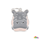 תג שם ווילד ZO08-HIPPOPOTAMUS