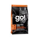 Go גו 3.7 ק"ג מזון יבש נטול דגנים לחתולים בטעם סלמון (סקין + קואט קייר)