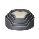 מיטה דוחה מים עם כרית פרווה (XL)