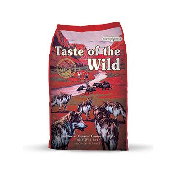 Taste of the Wild טייסט אוף דה ווילד 12.2 ק"ג מזון יבש ללא דגנים לכלבים בוגרים בטעם חזיר בר (סאות'ווסט קניון)