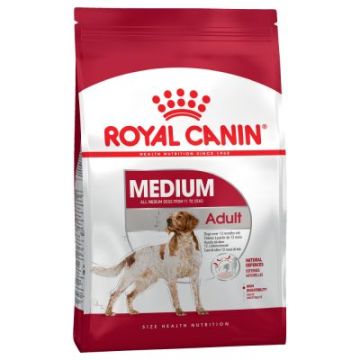 Royal Canin רויאל קנין 15 ק"ג מזון יבש לכלבים בוגרים בגודל בינוני (מדיום אדולט)