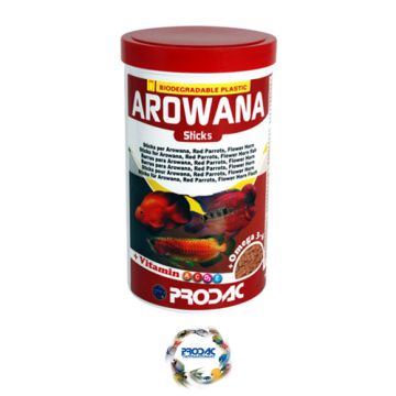 Prodac פרודאק 450 גרם מזון יבש מלא לדגי ארואנה (ארואנה סטיק)