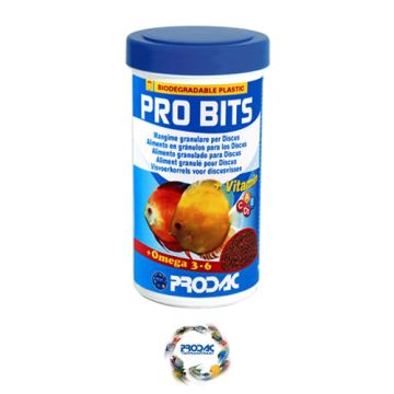 Prodac פרודאק 140 גרם מזון יבש משופר לדגי דיסקוס ודגים טרופיים (פרו בייט)