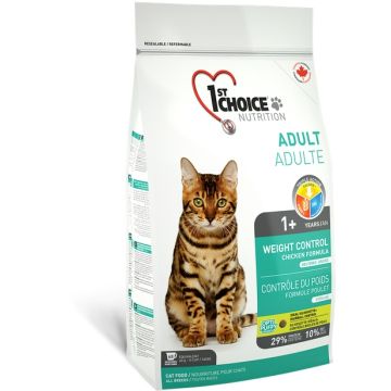 First Choice פירסט צ'ויס 5.45 ק"ג מזון יבש לחתולים בוגרים עם בעיות משקל (ווייט קונטרול)