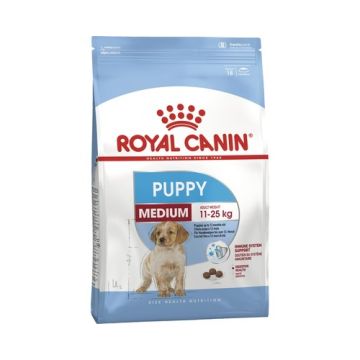 Royal Canin רויאל קנין 15 ק"ג מזון יבש לגורי כלבים מגזע בינוני (ג'וניור מדיום)