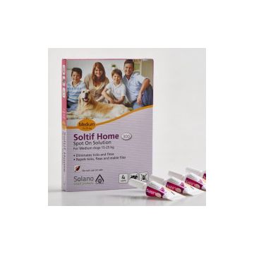 Solano סולאנו סולטיף אמפולות להדברה לכלבים M