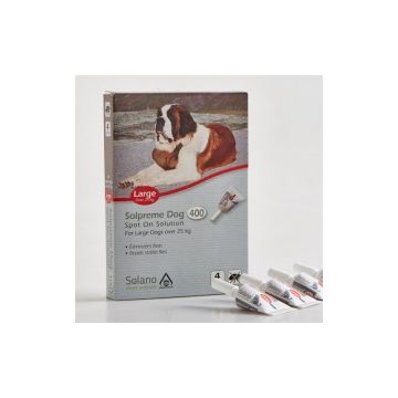 Solano סולאנו סולפרים אמפולות להדברה לכלבים  L