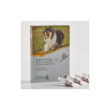 Solano סולאנו סולפרים אמפולות להדברה לכלבים M