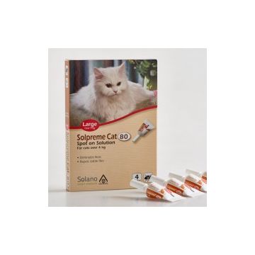 Solano סולאנו סולפרים אמפולות להדברה לחתולים L