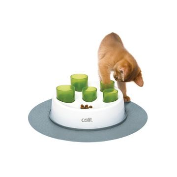 משחק חשיבה לחתול מתקן מלכודת למשחק והאכלה של חתולים