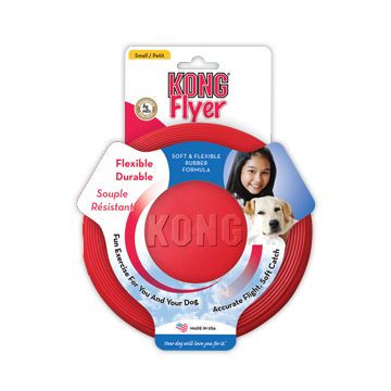 Kong Flayer קונג פלאייר - משחק לכלב בצורת צלחת מעופפת S