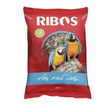 Ribos ריבוס 1 ק"ג תערובת מזון לתוכים גדולים
