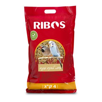Ribos ריבוס 4 ק"ג תערובת מזון לתוכונים ופינקים