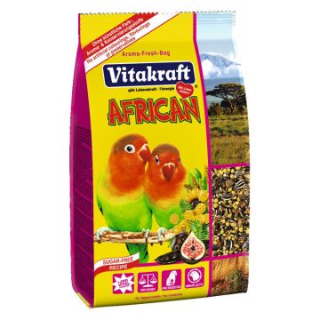 Vitakraft African ויטקראפט אפריקן 0.750 ק"ג מזון יבש פרמיום לציפורי אהבה