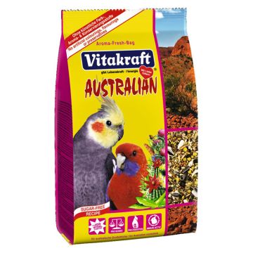 Vitakraft Australian ויטקראפט אוסטרליאן 0.750 ק"ג מזון יבש פרמיום לקוקוטל