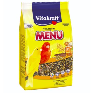 VitaKraft Menu ויטקראפט מניו 1 ק"ג תערובת מזון פרמיום לכנרים