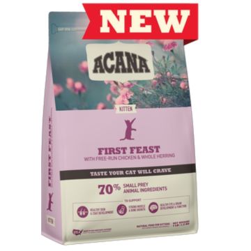 Acana First Feast אקאנה פירסט פיסט 1.8 ק"ג מזון יבש לחתולים גורים (קיטן)
