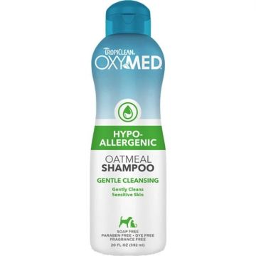Tropiclean OxyMed טרופיקלין אוקסימד 592 מ"ל שמפו היפו אלרגני