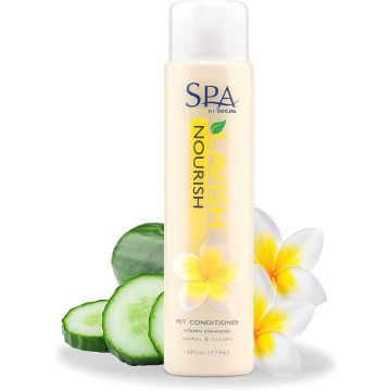 Tropiclean טרופיקלין 473 מ"ל מרכך שיער לכלבים עשיר בויטמינים בניחוח וניל