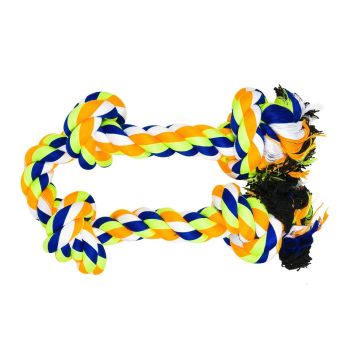 צעצוע חבל משחק לכלב 4 קשרים 16 אינץ'