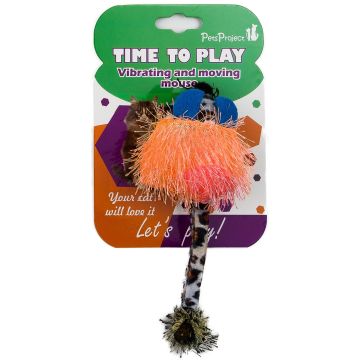 Pets Project פטס פרוג'קט צעצוע לחתול עכבר רוטט