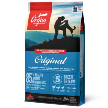 Orijen אוריג'ן 11.4 ק"ג מזון יבש לכלבים בוגרים מכל הגזעים (אוריג'ינל)