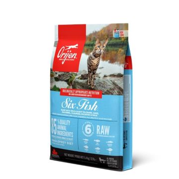 Orijen אוריג'ן 1.8 ק"ג מזון יבש לחתולים בוגרים בטעם דגים (סיקס פיש)