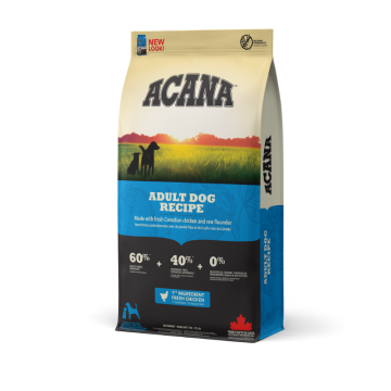 Acana אקאנה 2 ק"ג מזון יבש ללא דגנים לכלבים בוגרים בטעם עוף וירקות (קוב צ'יקן אנד גרינז)