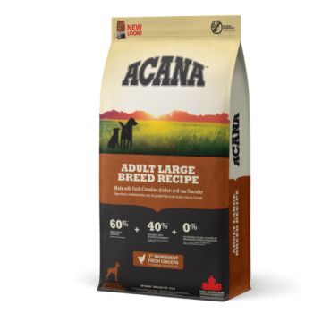 Acana אקאנה 17 ק"ג מזון יבש לכלבים בוגרים מגזע גדול (אדולט לארג' בריד)