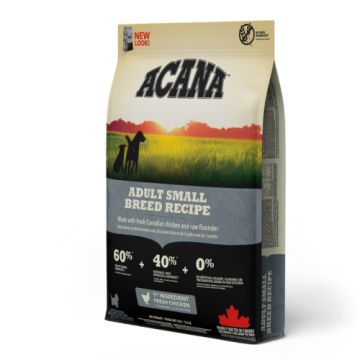 Acana אקאנה 2 ק"ג מזון יבש ללא דגנים לכלבים בוגרים מגזע קטן (אדולט סמול בריד)