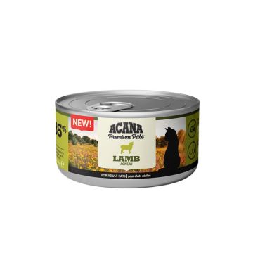 Acana אקאנה 85 גרם מזון מזון רטוב (מעדן) לחתולים בטעם כבש