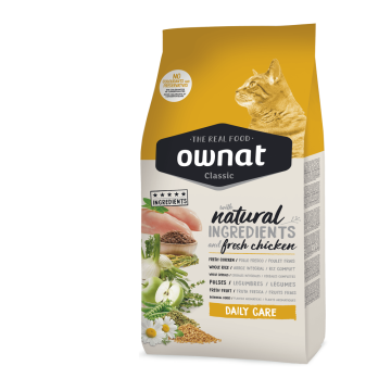 Ownat אוונט 4 ק"ג מזון יבש לחתולים (דיילי קר)
