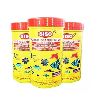 Siso סיסו 250 מ"ל מזון מגורען לדגים טרופיים