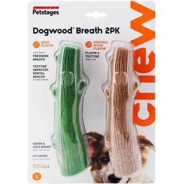 Petstages פטס סטייגס משחק דוראבל טבעי/מנטה גדול