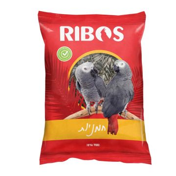 Ribos ריבוס 0&#44;7 ק"ג גרעיני חמניות לתוכים