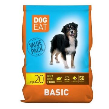 DogEat דוגאיט 20 ק"ג מזון יבש לכלבים בוגרים