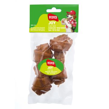 Bonzo בונזו עצם קשר מעושנת בציפוי עוף (בינוני)