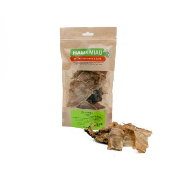 Hau&Miau האו מיאו 70 גרם חטיף בשר לכלב נגיסי קירשה בקר