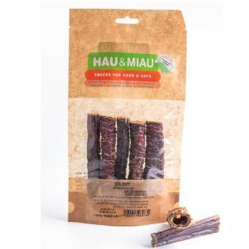 Hau&Miau האו מיאו 70 גרם חטיף בשר נגיסי וושט בקר